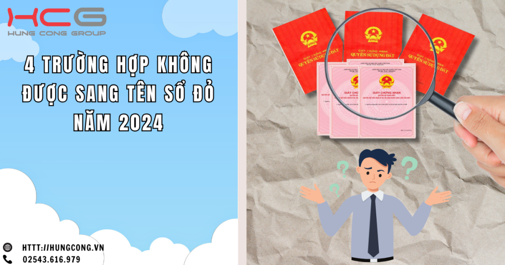 4 Trường Hợp Không được Cấp Sổ đỏ