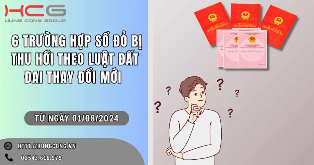 6 Trường Hợp Thu Hồi Sổ đỏ