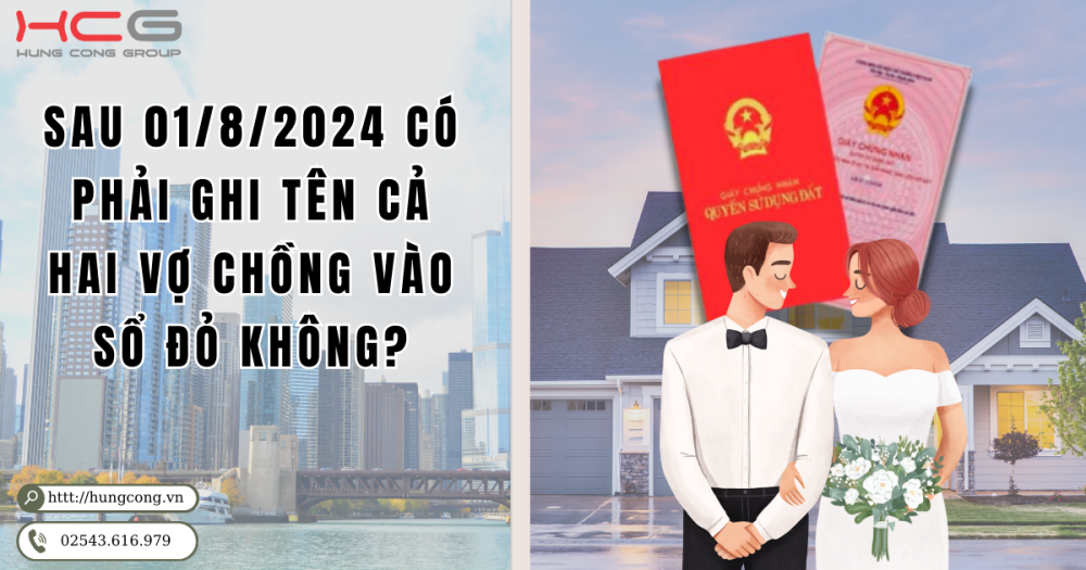 Ghi Tên Vợ Chồng Vào Sổ đỏ